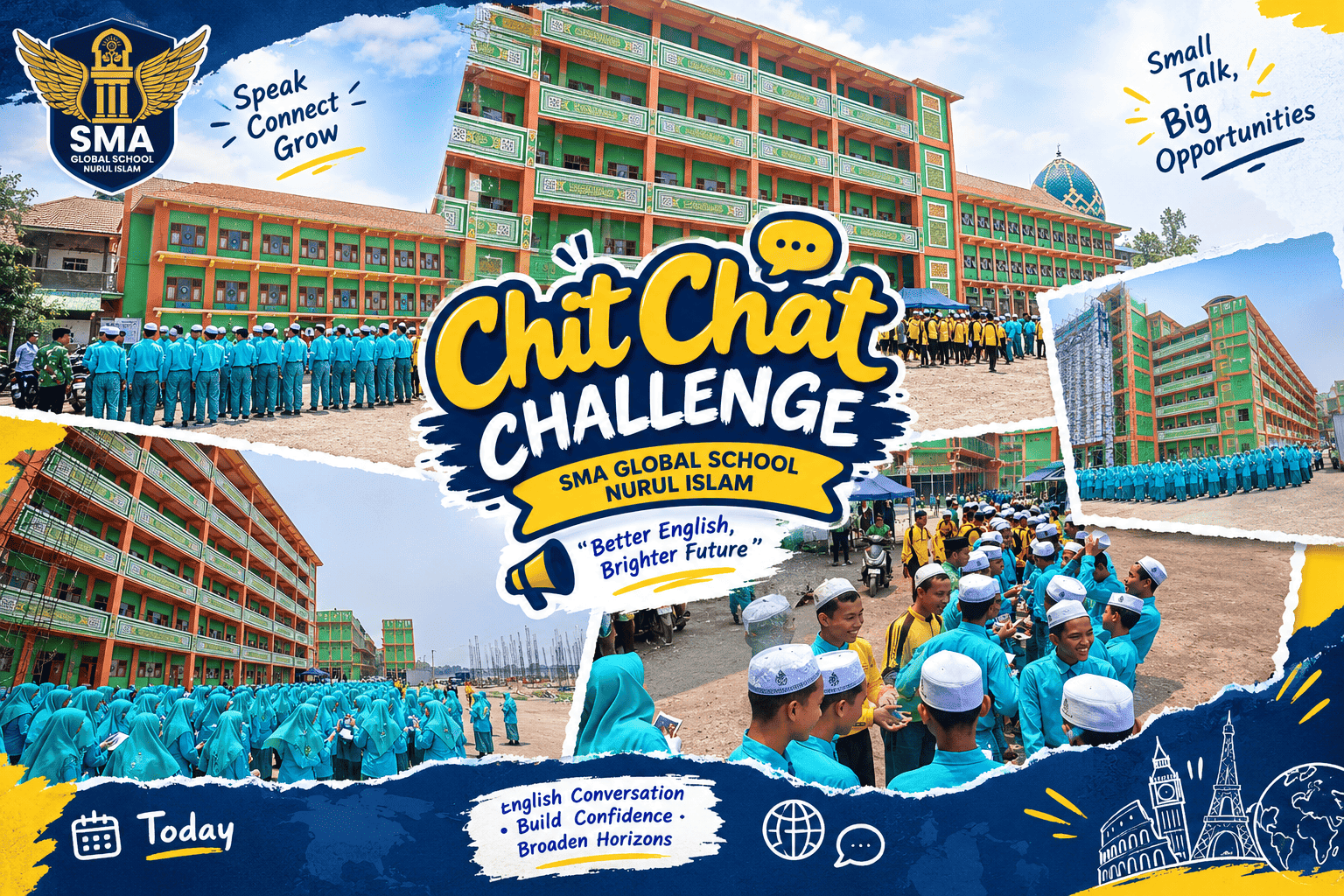 Chit Chat Challenge SMA Global School Nurul Islam