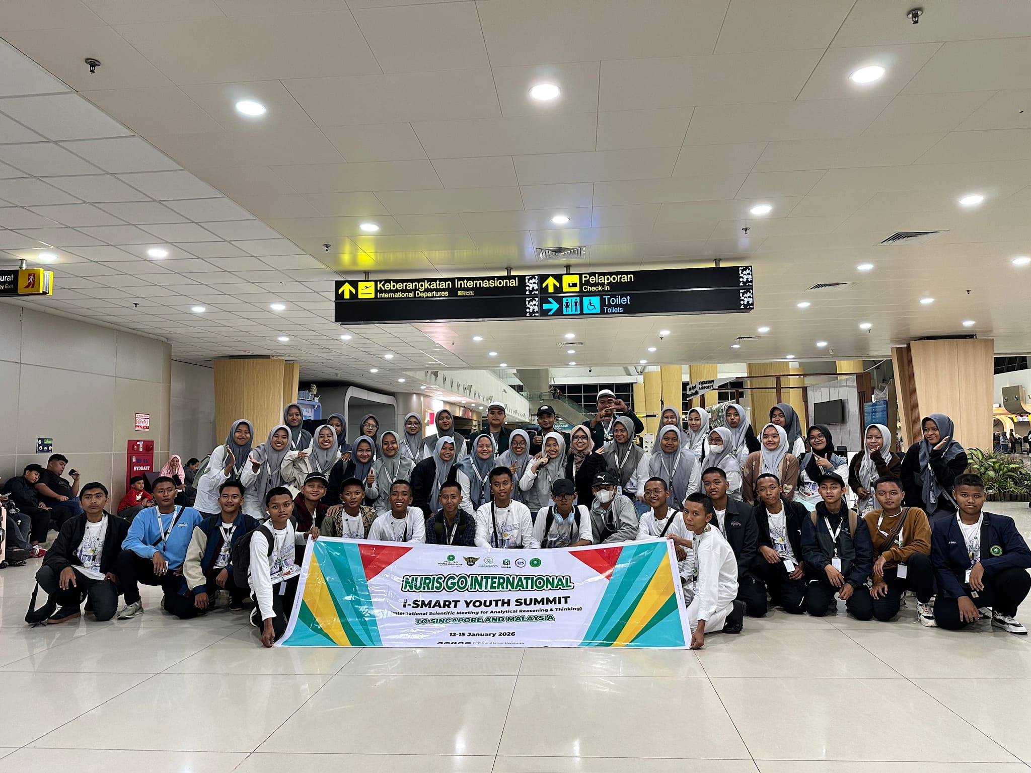 Departure for the Study Visit to Singapore and Malaysia from Juanda International Airport, Surabaya