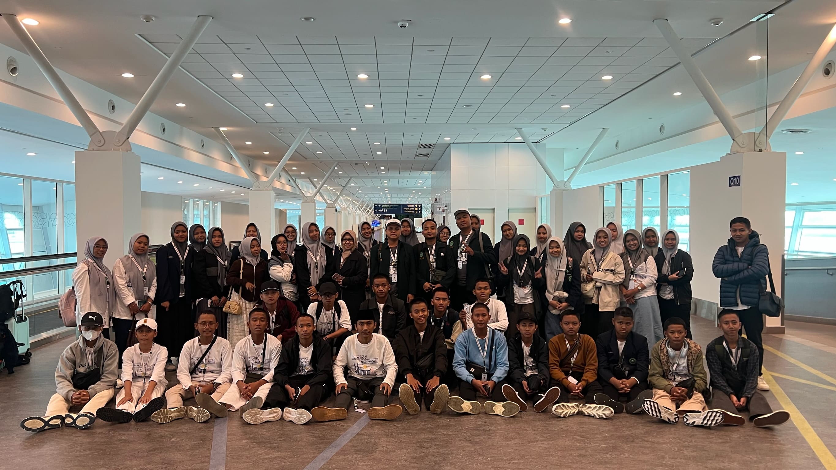 Arrival of Visit Study to Singapore & Malaysia at Kuala Lumpur International Airport, Malaysia